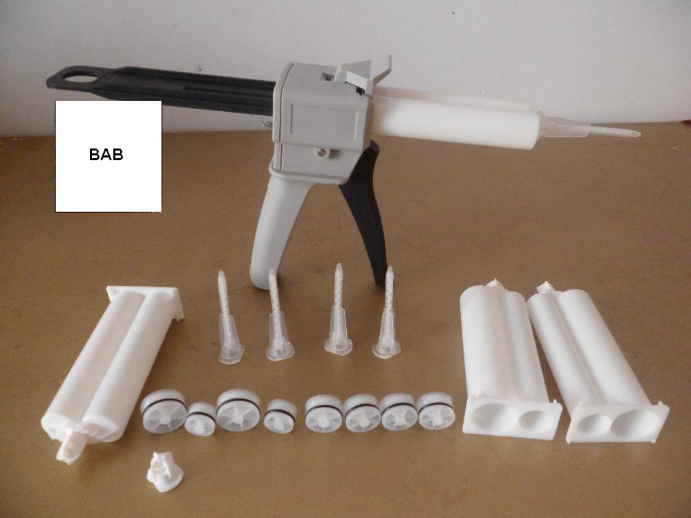 Caulking Gun Dispensing - Epoxy resin AB Glue caulking Gun/cartridge