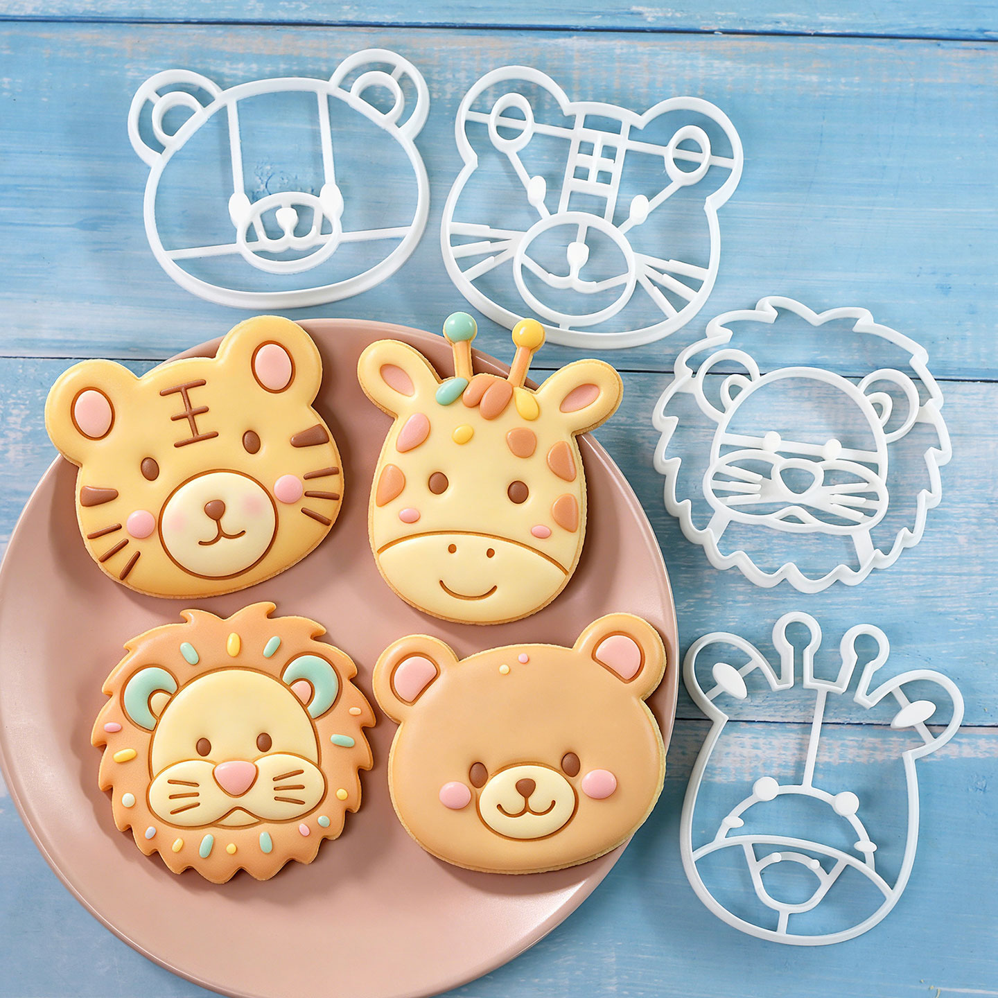 Home Improvement Tim - 4 Pcs Animal Cookie Cutters Set