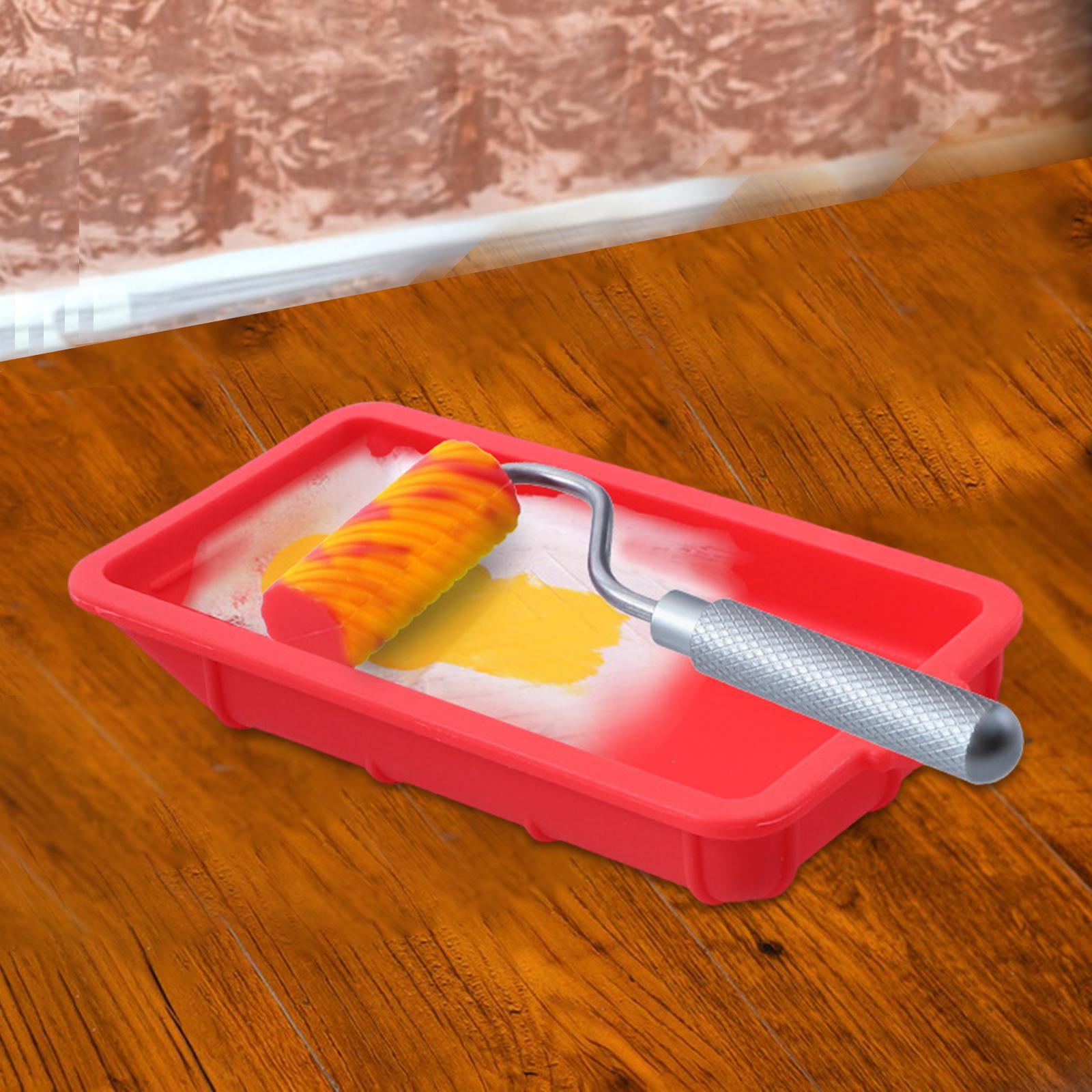 Home Improvement And Supply - Paint Tray with Roller Silicone Tray