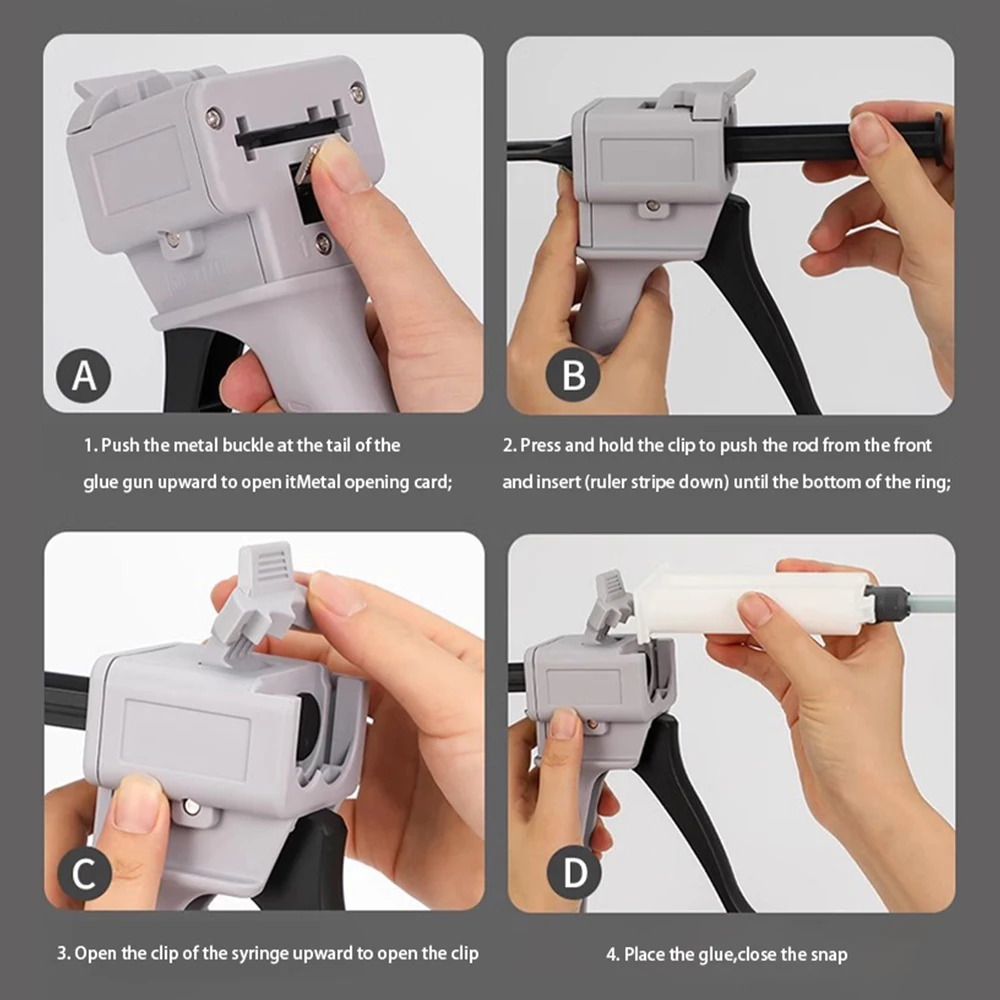 Manual1:1 2:1 10:1 glue gun Di - огляд і ціна Caulking Gun Dispensing
