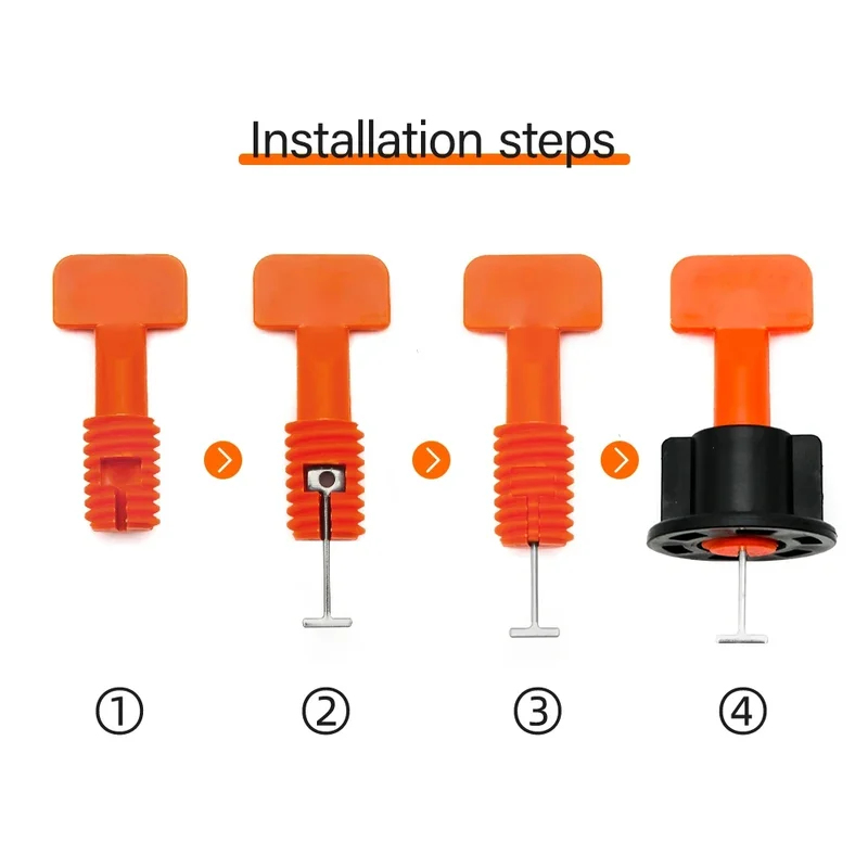 51-204Pcs Floor Tile Leveling  - огляд і ціна Tile Leveling Clip