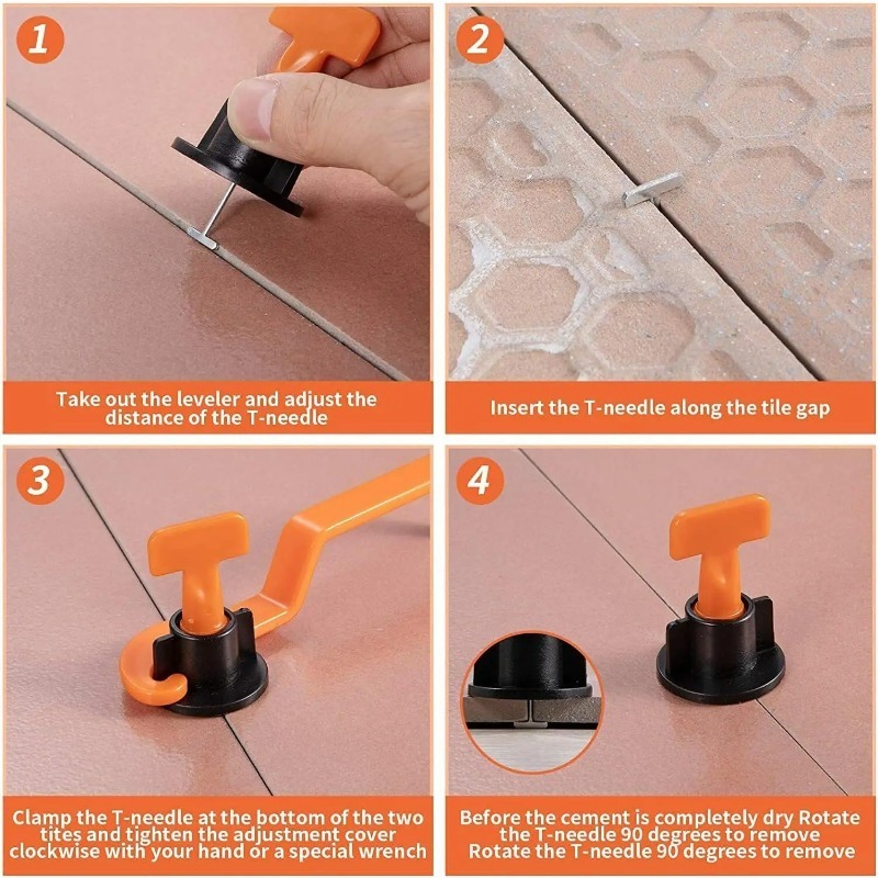 51Pcs Floor Tile Leveling Syst - огляд і ціна Tile Leveling Clip