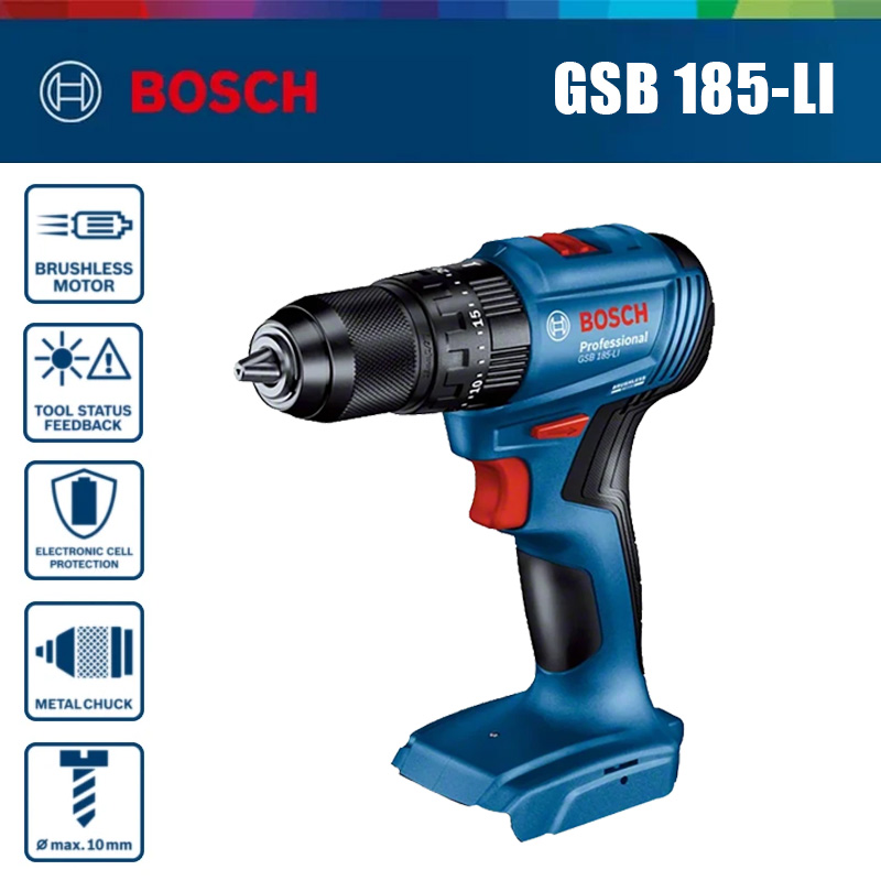 Bosch GSB 185-LI 18V Brushless - огляд і ціна Bosch Drill Gsb 18V