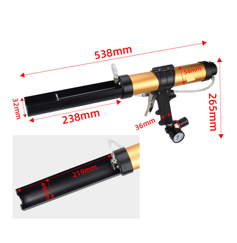 310ml Capacity AIR CARTRIDGE D - огляд і ціна Caulking Gun Dispensing