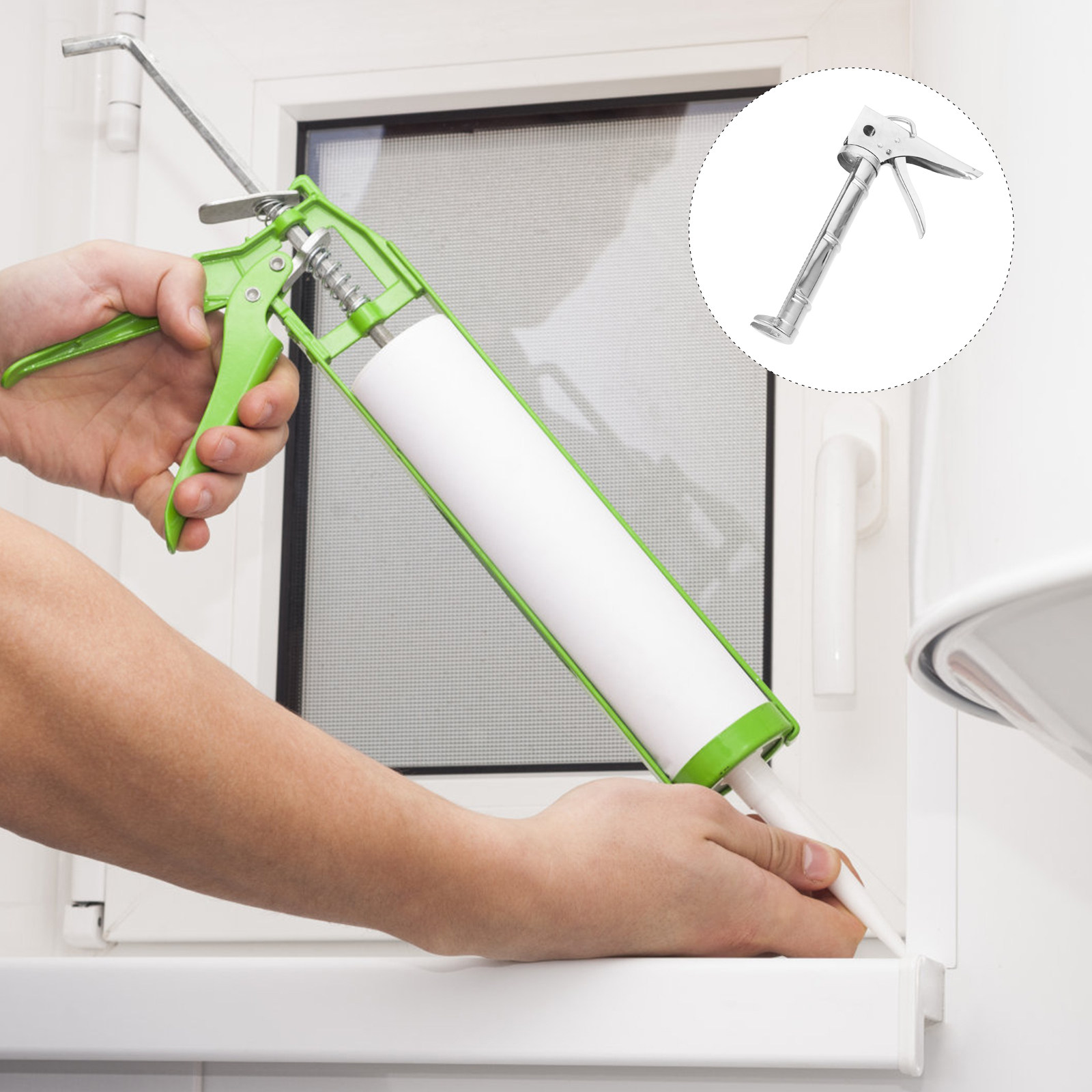 Drip- Caulking Sprayer Profess - огляд і ціна Caulking Gun Dispensing