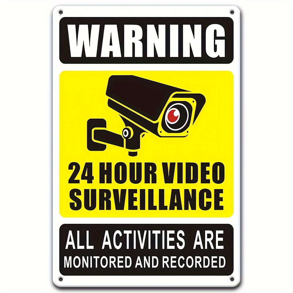 24/7 Video Surveillance Warnin - огляд і ціна Home Improvement And Hardware