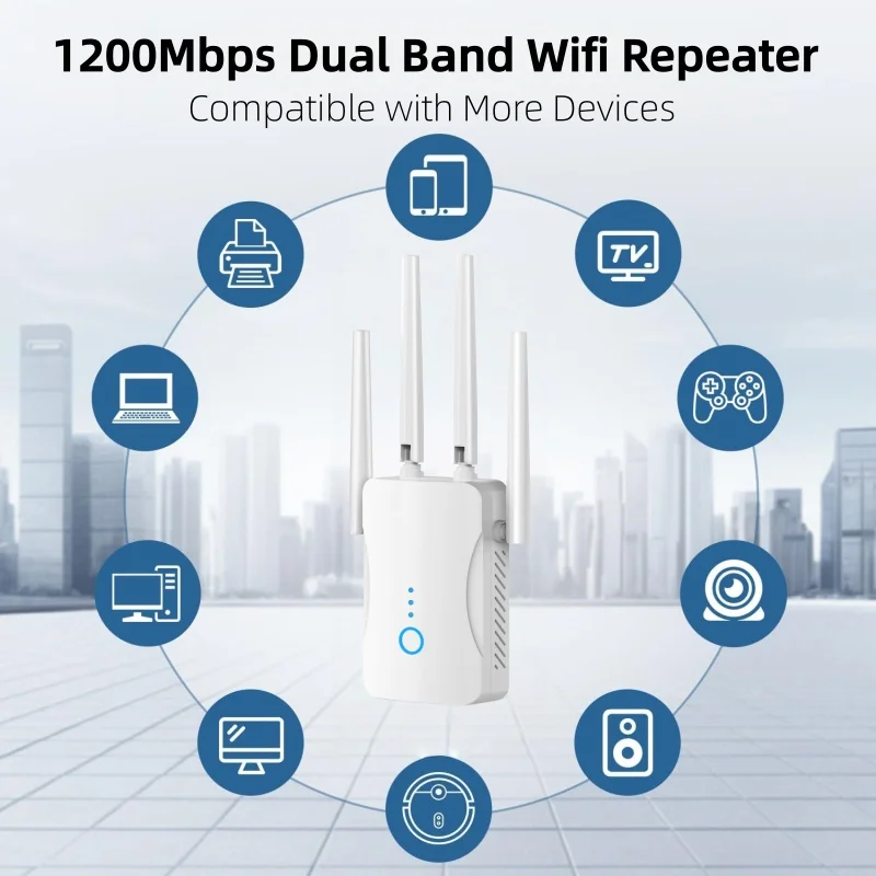1200Mbps Dual Band WiFi Repeat - огляд і ціна Home Improvement And Hardware