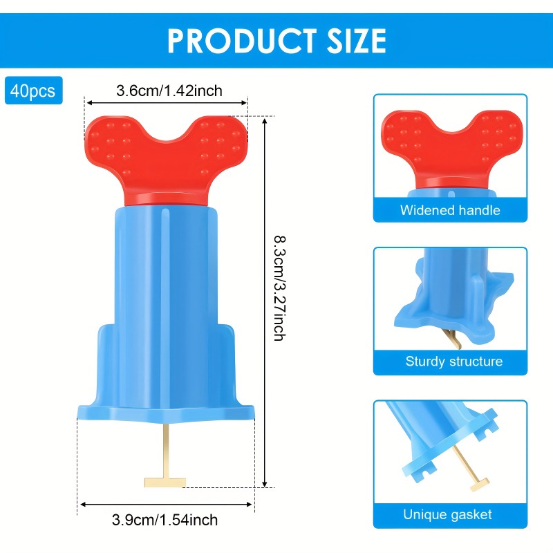 40Pcs New Design Tile Leveling - огляд і ціна Tile Leveling Clip