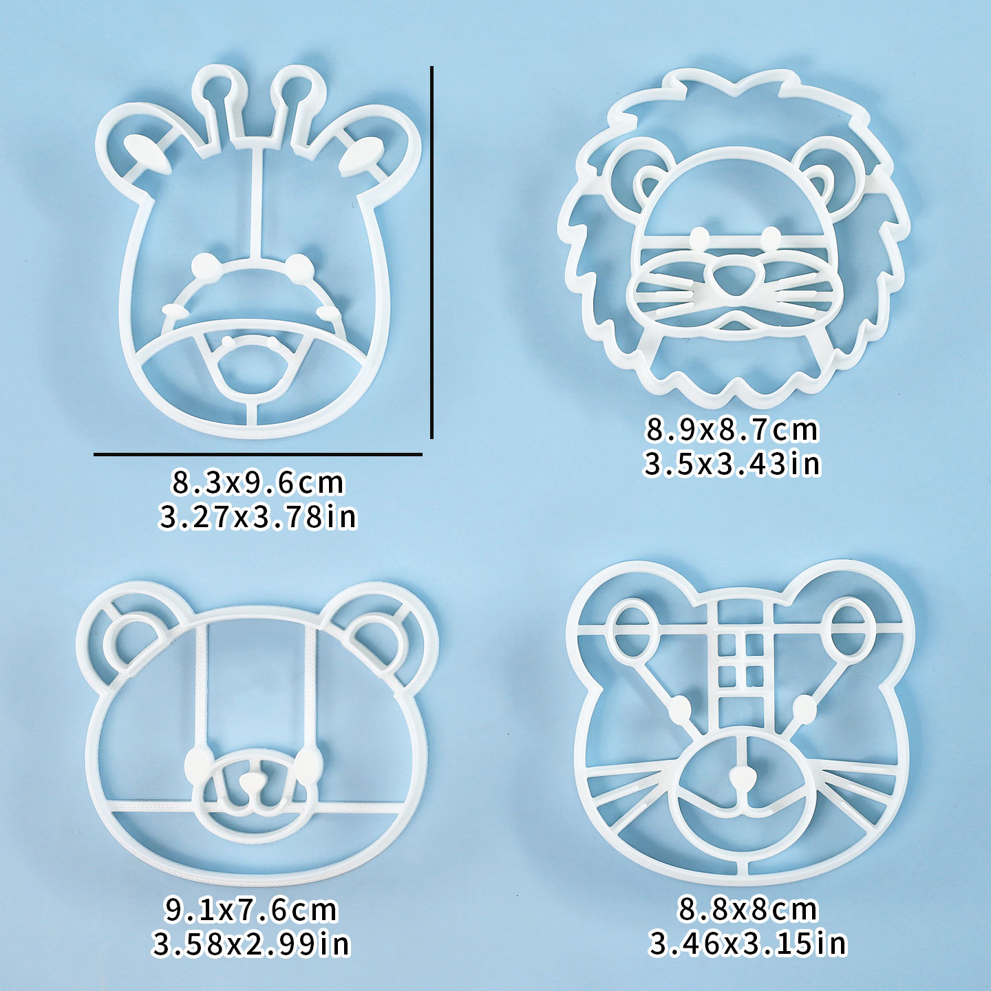 4 Pcs Animal Cookie Cutters Se - огляд і ціна Home Improvement Tim