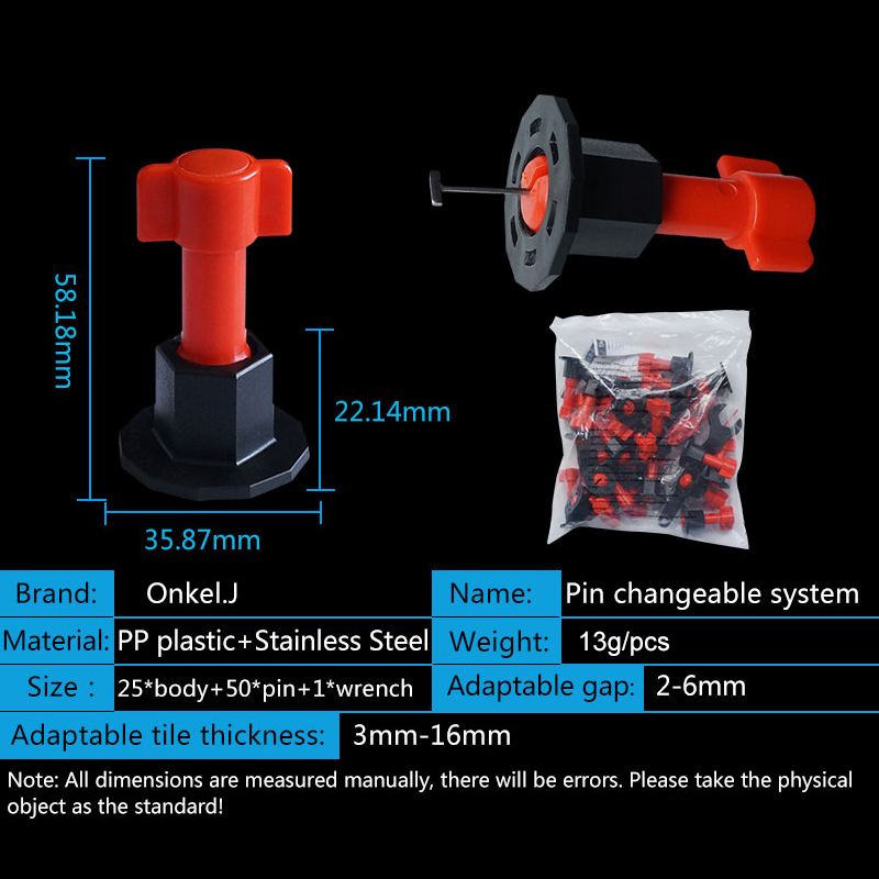 ONKEL.J Reusable Wall Tile Lev - огляд і ціна Tile Leveling Clip