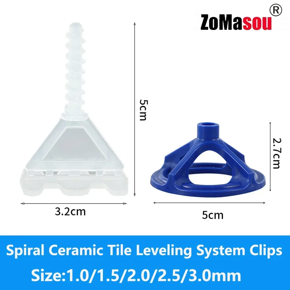 50-600Pcs Top Spiral Ceramic T - огляд і ціна Tile Leveling Clip