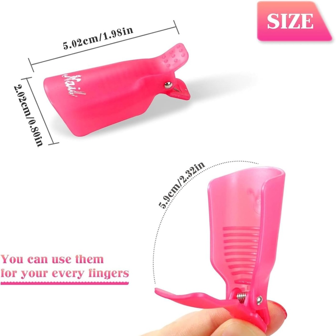 10 Pcs Nail Polish Remover Cli - огляд і ціна Home Improvement Tim