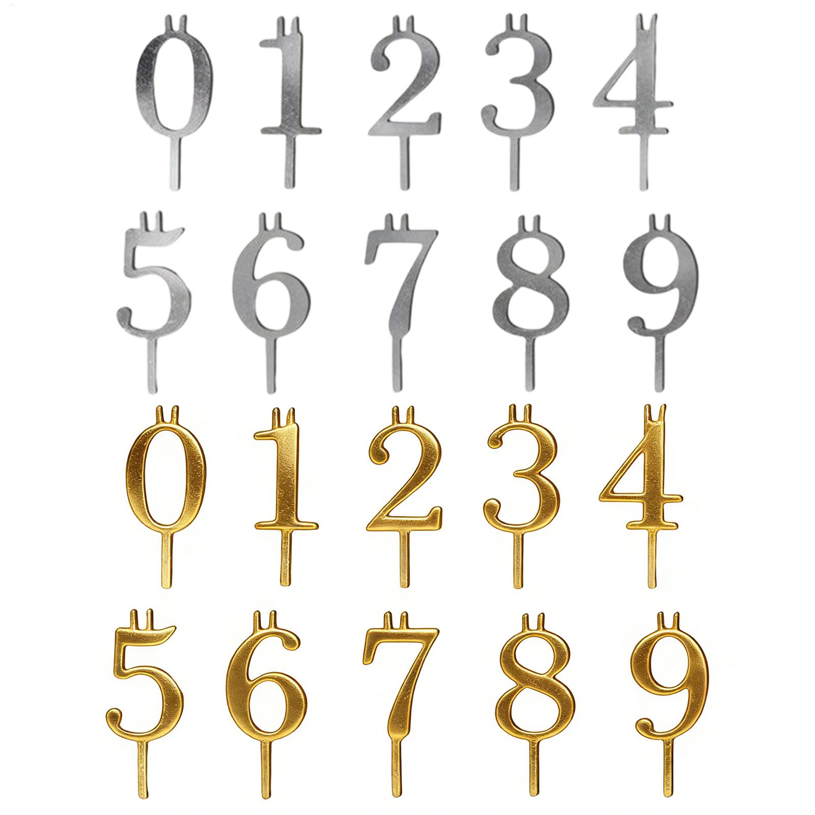 10pcs 0-9 Number Cake Toppers  - огляд і ціна Home Improvement Tim